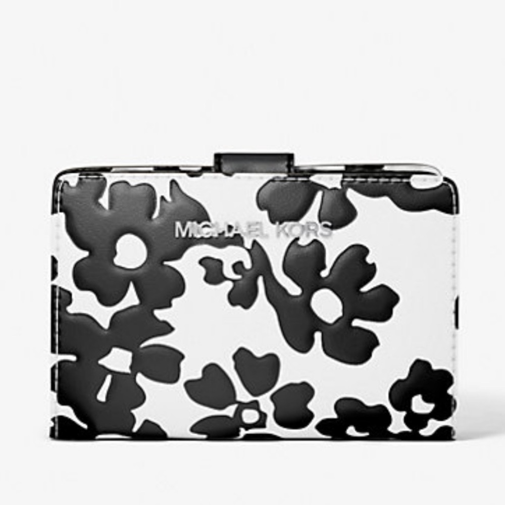 Michael Kors Jet Set Medium
Floral Print Bi-Fold Wallet  NWT $278 - Picture 14 of 16